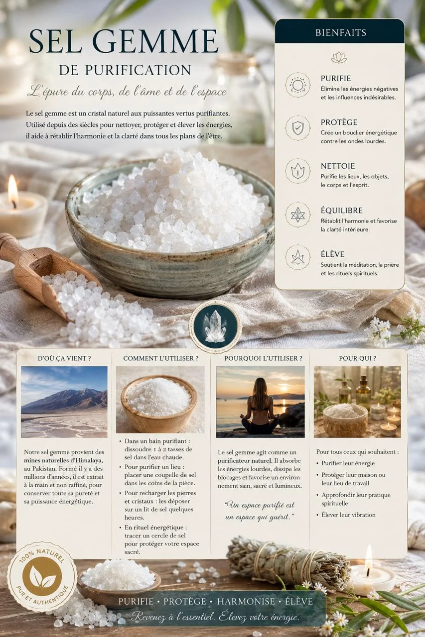 Fiche détaillée — Sel Gemme de Purification
